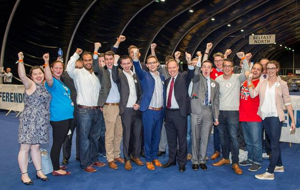 Những người ủng hộ rời EU. (Nguồn: belfasttelegraph.co.uk)