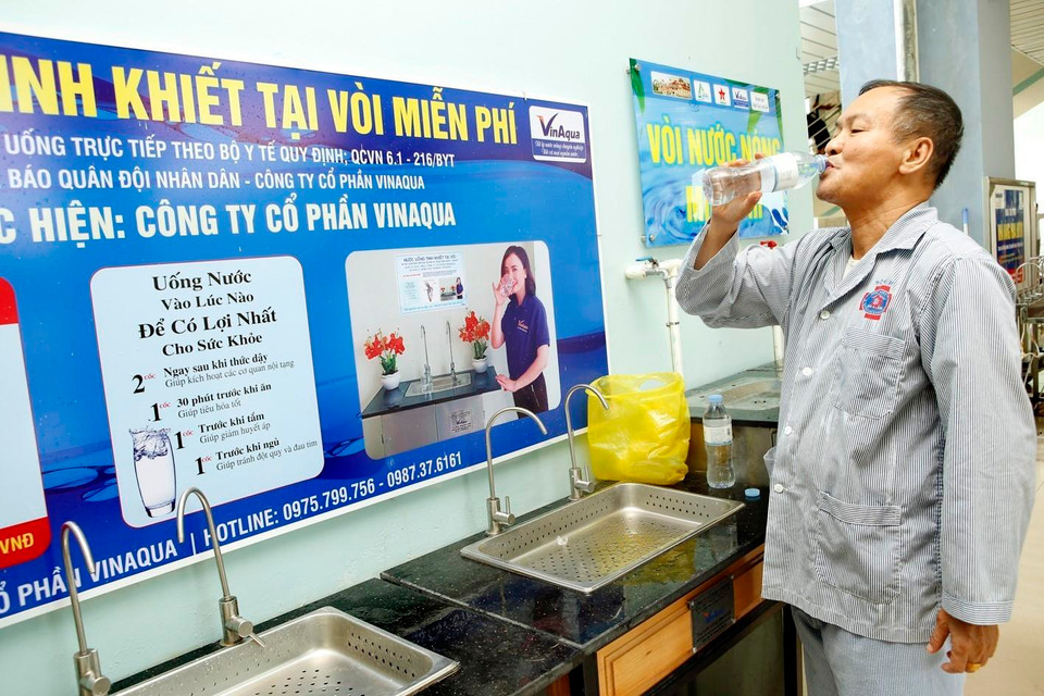 Bệnh viện K tạo điều kiện sinh hoạt tốt nhất để phục vụ người bệnh. (Ảnh: Dương Ngọc/TTXVN)