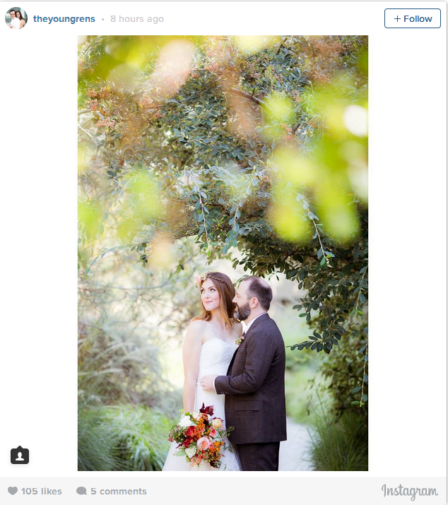 Một đôi ở San Diego đã có lễ cưới tuyệt vời nhất vào cuối tuần qua khi có sự tham dự bất ngờ của Tổng thống Mỹ Obama. (Nguồn: theyoungrens.com)