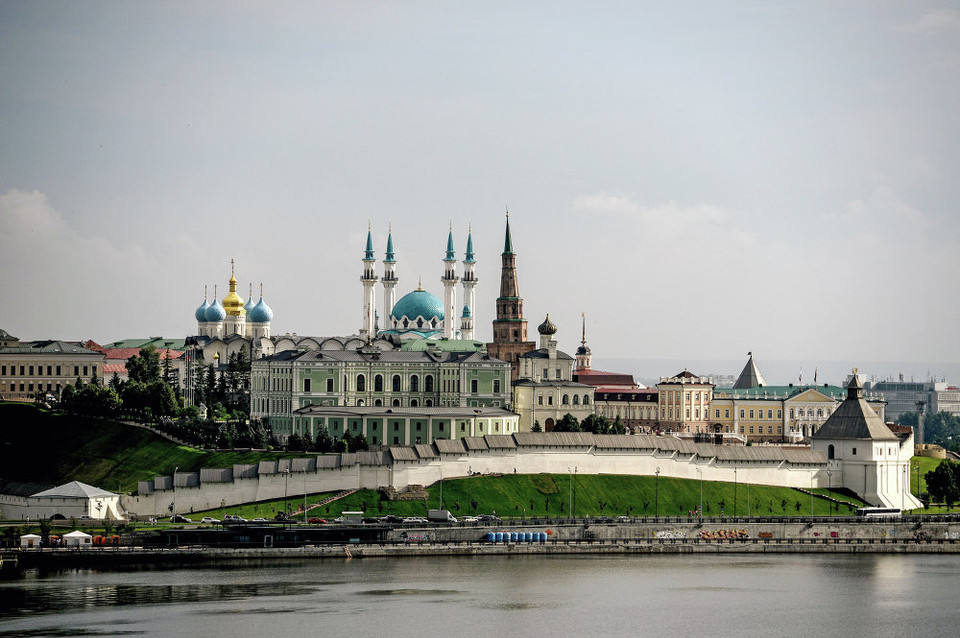 Điện Kremlin Kazan được hoàn thành vào cuối thế kỷ 20. (Nguồn: Sputniknews)