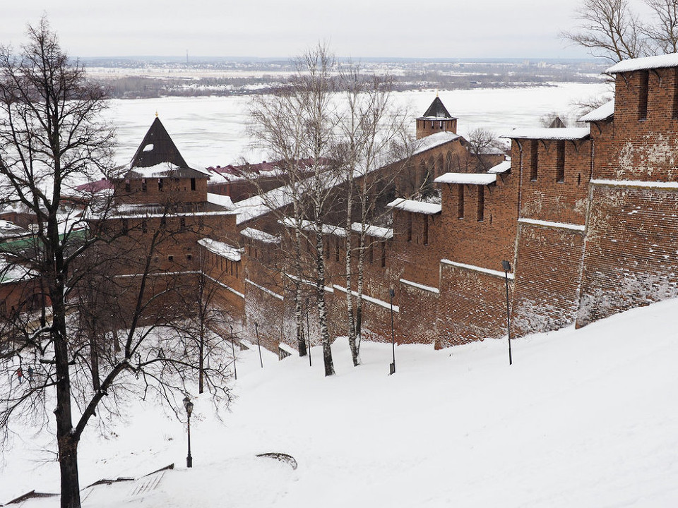 Thành phố Nizhny Novgorod được thành lập vào năm 1221, ở điểm giao của hai dòng sông Volga và Oka. Những bức tường phòng thủ của thành phố được xây dựng vào thế kỷ 16. (Nguồn: Sputniknews)