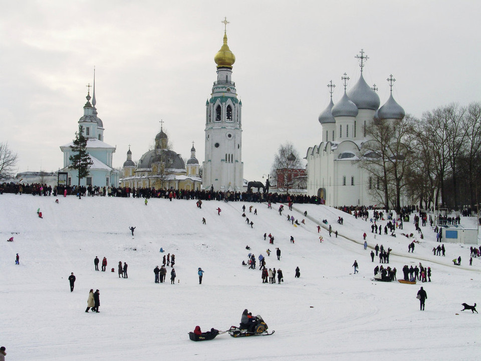 Điện Kremlin bằng đá ở Vologda đã được xây dựng vào nửa sau thế kỷ 16. (Nguồn: Sputniknews)