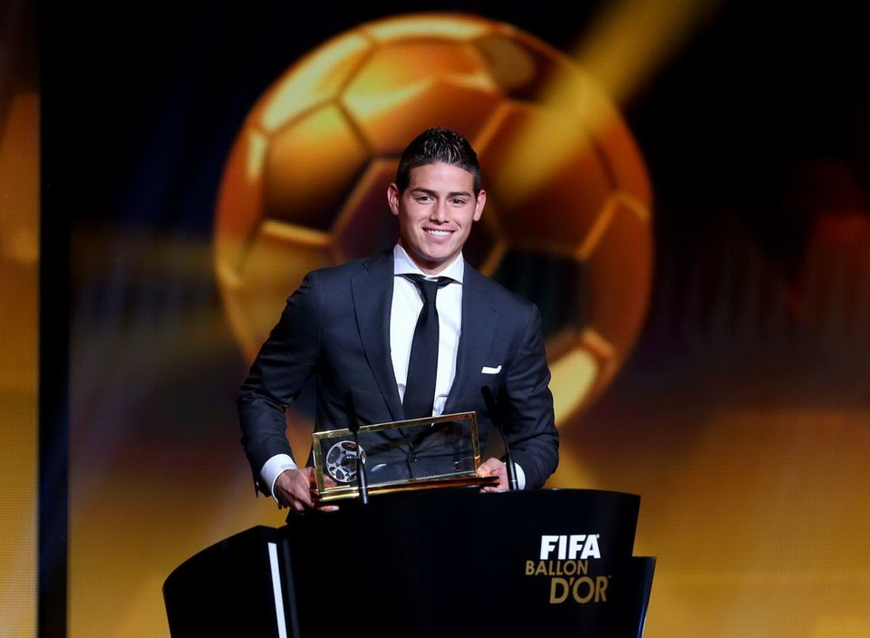  Bàn thắng của James Rodriguez vào lưới Uruguay ở World Cup 2014 được coi là bàn thắng đẹp nhất. (Nguồn: Getty Images)