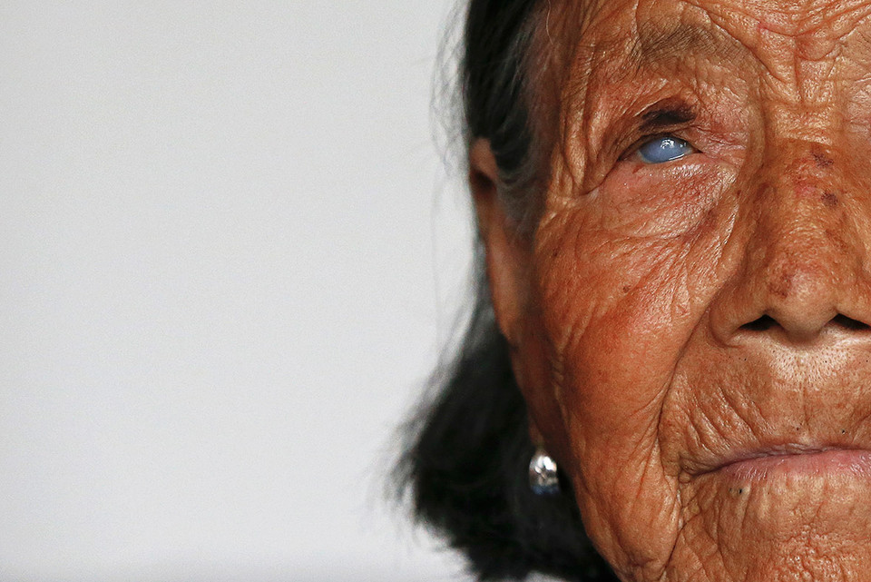 Hao Yuelian, một phụ nữ ở Thái Nguyên, tỉnh Sơn Tây, Trung Quốc, bị quân đội Nhật Bản bắt khi mới 17 tuổi và đã phải phục vụ kẻ thù trong vòng 20 ngày khi Chiến tranh thế giới thứ 2 diễn ra. (Nguồn: Kim Kyung-Hoon/Reuters)