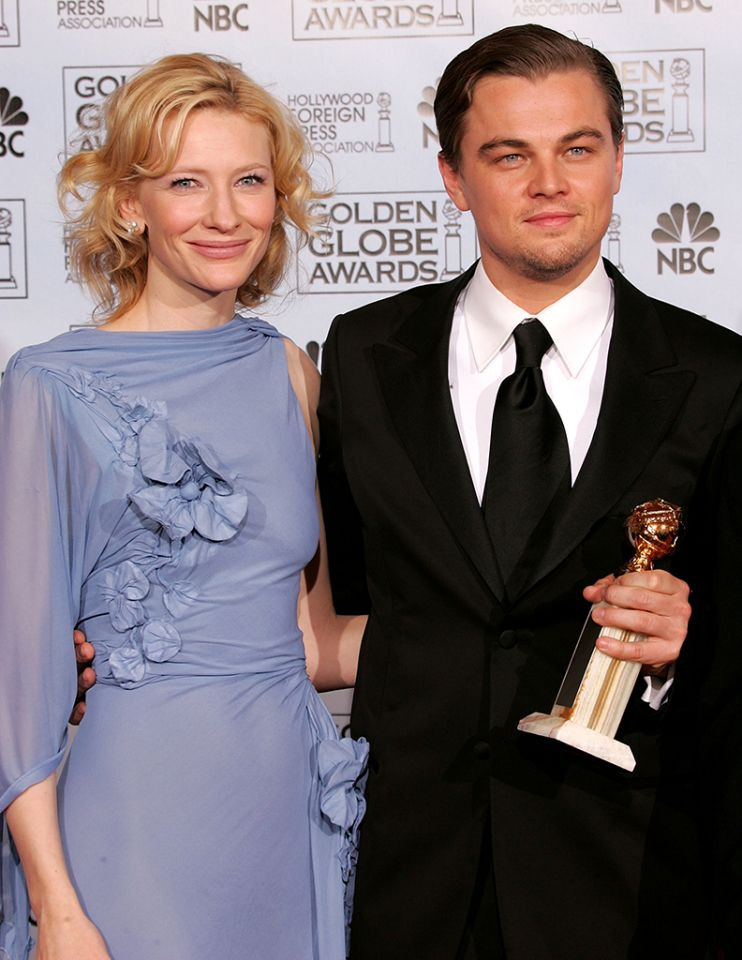 Leonardo giành được giải Quả cầu vàng đầu tiên vào năm 2005. (Nguồn: Yahoo)