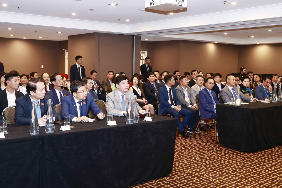 Các đại biểu tham dự cuộc gặp mặt. (Ảnh: Doãn Tấn/TTXVN)