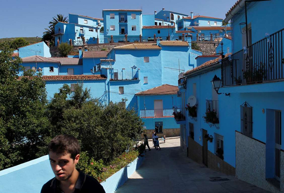 Juzcar, Andalusia, Tây Ban Nha. (Nguồn: AP)