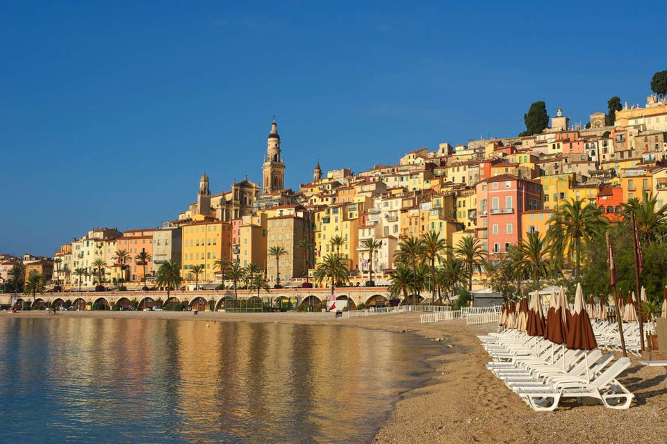 Menton, Provence-Alpes-Côte d'Azur, Pháp. (Nguồn: Getty Images)
