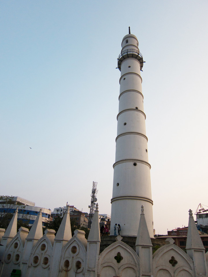 Tháp 9 tầng Dharahara. (Ảnh: Geoff Stearns)