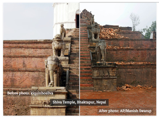 Đền thờ Shiva. (Nguồn: AP)