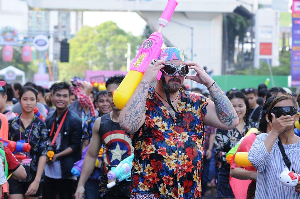 Đây là tết năm mới đầu tiên sau khi năm để tang Nhà vua quá cố Bhumibol Adulyadej kết thúc và các hoạt động mừng năm mới đã diễn ra trong không khí tươi vui rộn rã. (Ảnh: Thuận Nam/Vietnam+)