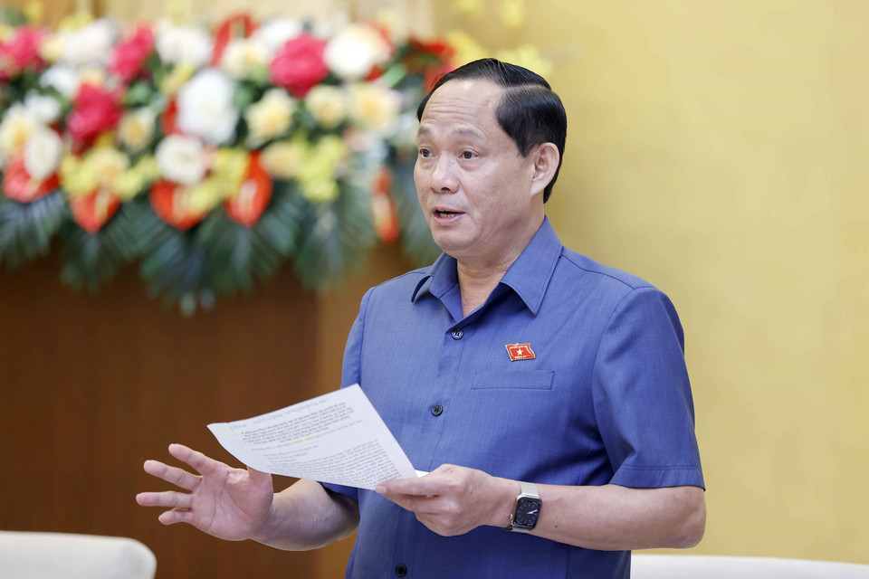 Phó Chủ tịch Quốc hội Trần Quang Phương phát biểu. (Ảnh: Doãn Tấn/TTXVN)