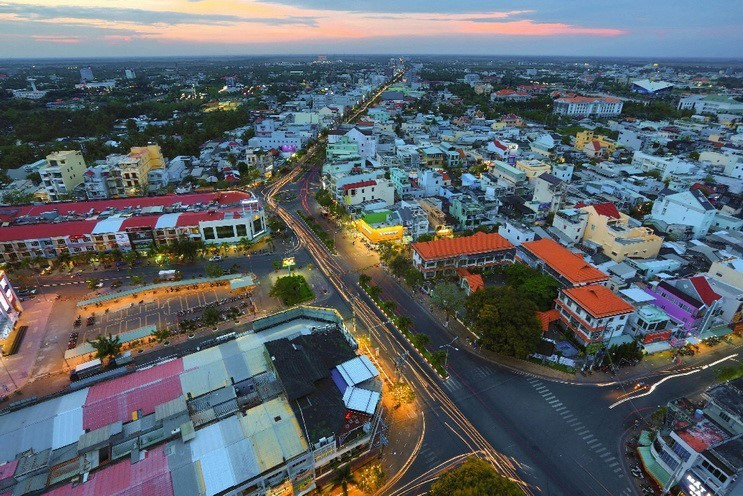 Thành phố Bạc Liêu đang trên đà phát triển, phấn đấu trở thành thành phố du lịch đẹp và thân thiện vùng Đồng bằng sông Cửu Long. (Ảnh: Trọng Đạt/TTXVN)