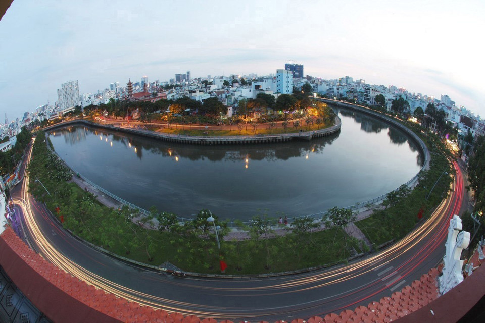 Thành phố Hồ Chí Minh đổi mới, phát triển vượt bậc sau hơn 40 năm giải phóng. (Ảnh: Mạnh Linh/TTXVN)