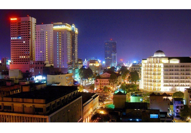 Một góc Thành phố Hồ Chí Minh. (Ảnh: Ngọc Hà/TTXVN)