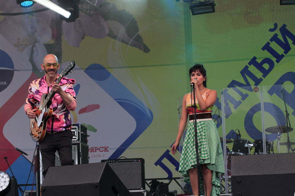 Những món quà âm nhạc đặc sắc được các nghệ sỹ dành tặng người dân Krasnoyarsk nhân dịp sinh nhật của thành phố. (Ảnh: Trần Hiếu/Vietnam+)