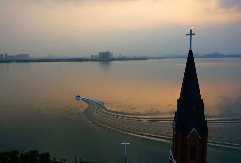 Vịnh Moon ở Giang Tô (Trung Quốc). (Nguồn: CCTVNews)