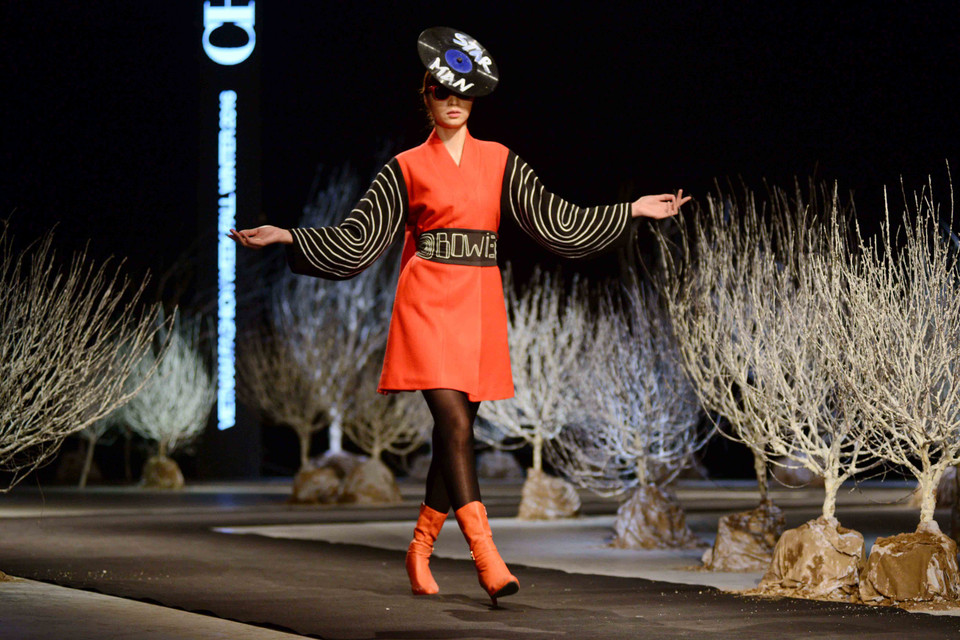 Những gam màu sang với ý niệm về cuộc sống tươi vui, sinh động được sử dụng một cách triệt để. (Ảnh: Ngọc Tùng/Vietnam+)