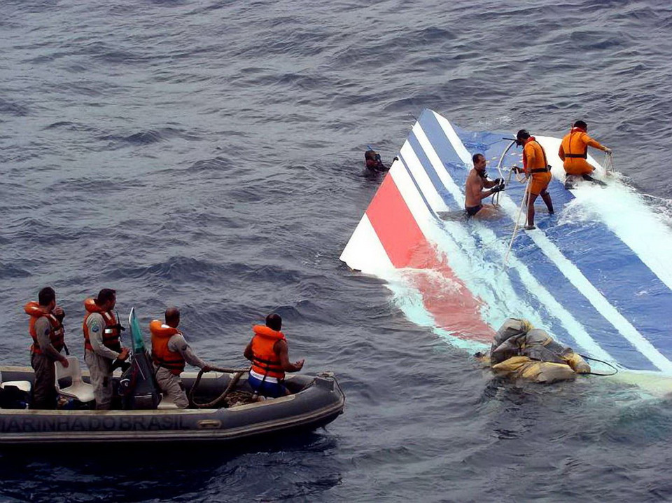 Chuyến bay của Air France có số hiệu AF 447 (1/6/2009) chở 228 người đã mất tích trên Đại Tây Dương. Chiếc Airbus A330 gặp nạn này đi từ Rio de Janeiro đến Paris. (Nguồn: REX)