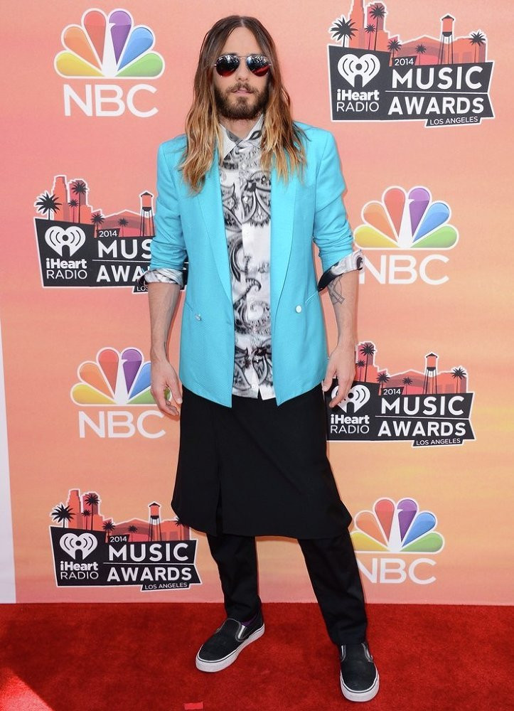 Nghệ sỹ Jared Leto tham dự lễ trai giải iHeartRadio Music ở Shrine Auditorium (Los Angeles) vào tháng 5/2014. (Nguồn: Sputniknews)