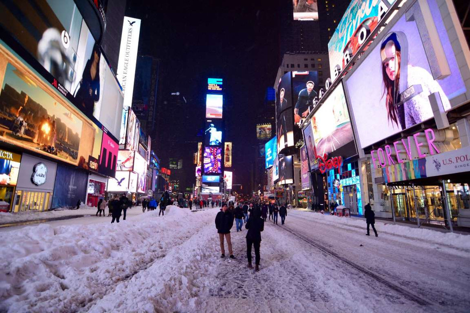 Quảng trường Thời Đại, New York, Mỹ. (Nguồn: Getty Images)