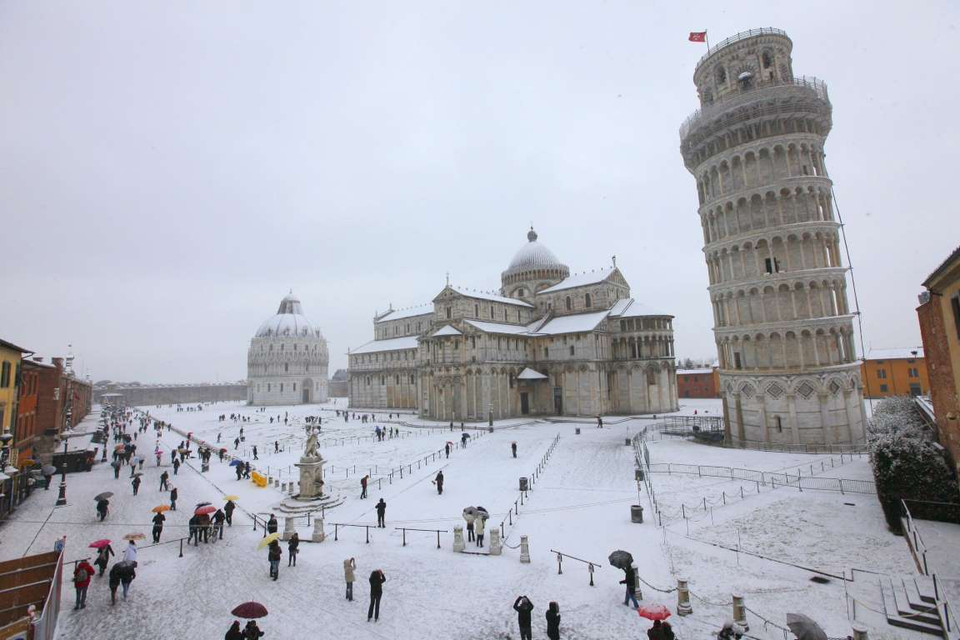 Tháp nghiêng Pisa, Italy. (Nguồn: Getty Images)