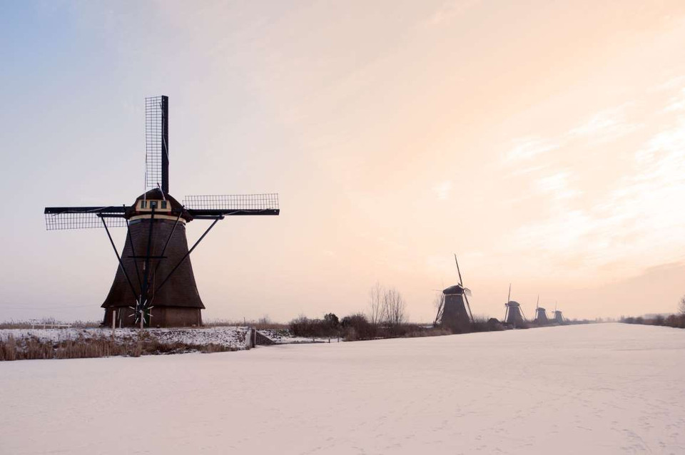Kinderdijk Windmills, Hà Lan. (Nguồn: Getty Images)