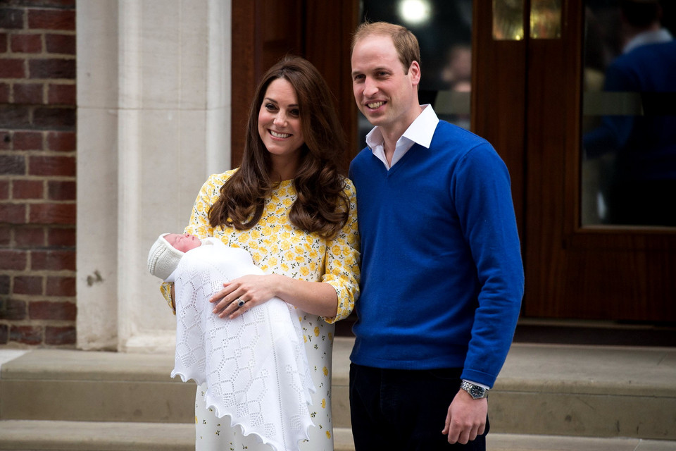 Con gái của Công nương xứ Cambridge Kate Middleton và Công tước xứ Cambirdge, tức Hoàng tử William. (Nguồn: AFP/TTXVN)