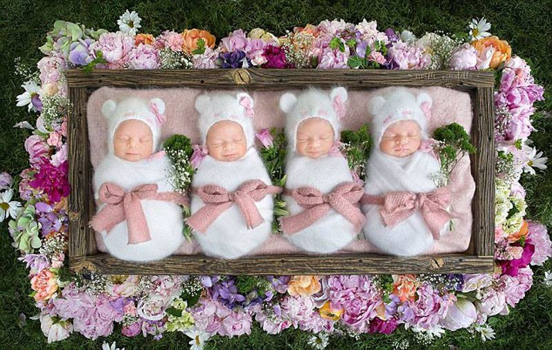 Các bé sinh non nhưng tất cả đều rất khỏe mạnh và nhanh nhẹn. (Nguồn: CCTVNews)