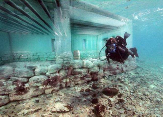 Thành phố cổ chìm dưới biển Pavlopetri, Hy Lạp. (Nguồn: flickr / Rajasthan Patrika)