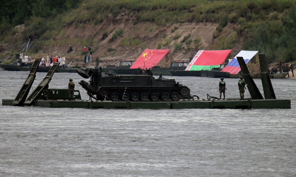 Các đơn vị quân sự từ Trung Quốc và Belarus cũng tham gia vào cuộc thi. (Nguồn: Sputniknews)