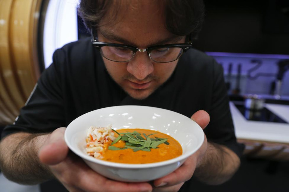 Sản phẩm súp cua của Robotic Kitchen. (Nguồn: Reuters)