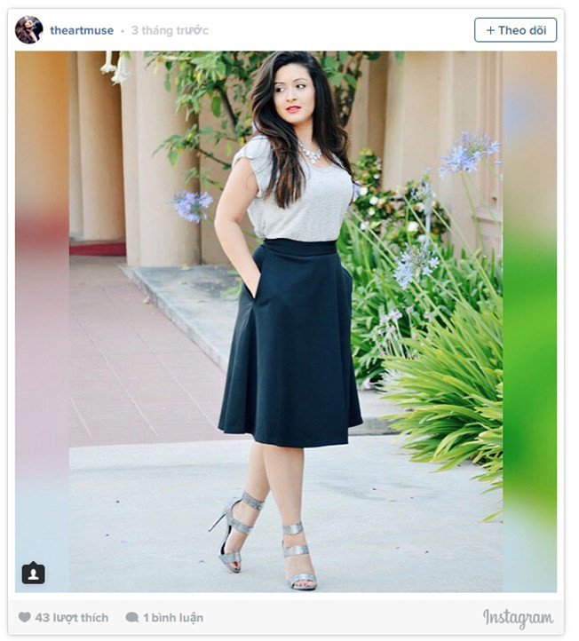 Rachel với tên instagram: The Art Muse