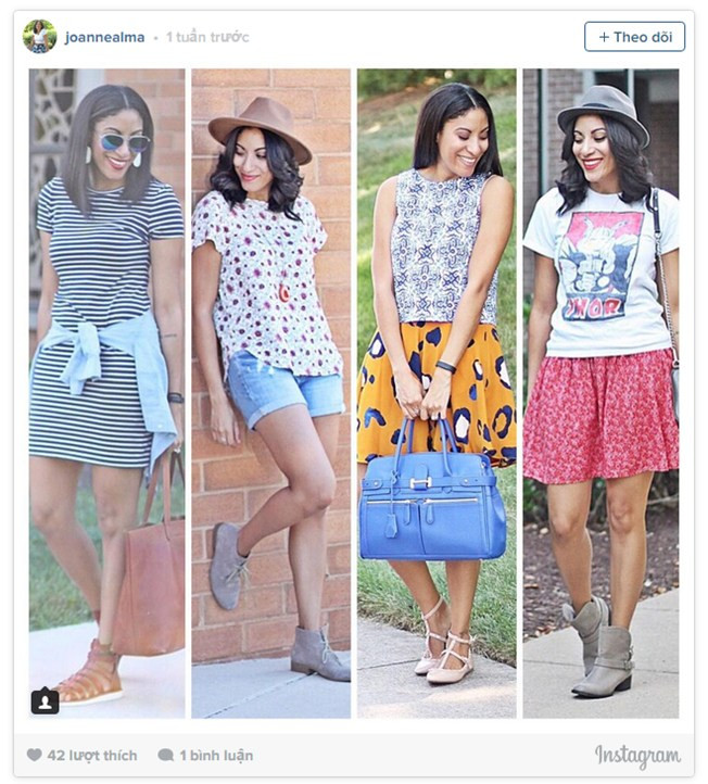 7 / 10 Joanne với tên instagram: Joannealma