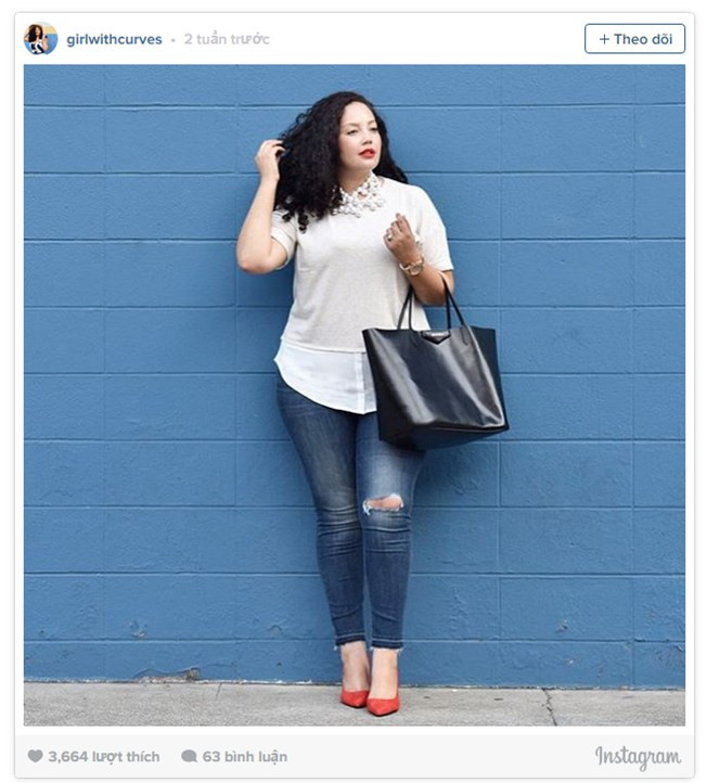 Tanesha với tên instagram: GurlWithCurves