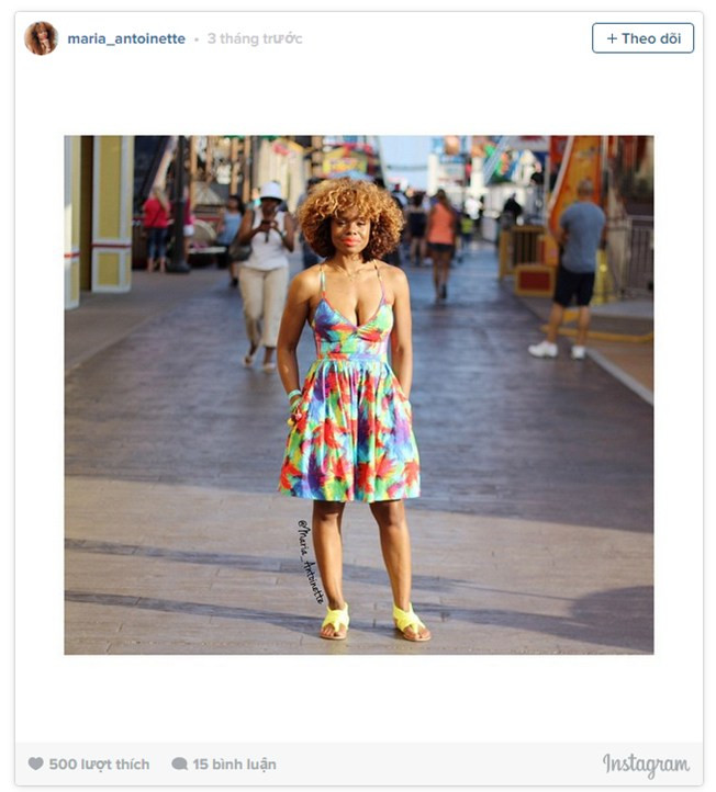 Maria với tên instagram: Maria_Antoinette