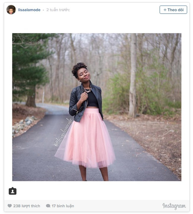 Lisa với tên instagram: Lisalamode