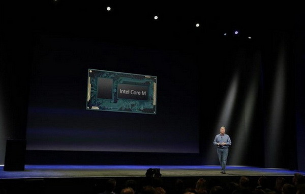 Máy dùng bộ vi xử lý Intel Core M cho phép Apple loại bỏ quạt tản nhiệt ra khỏi máy.