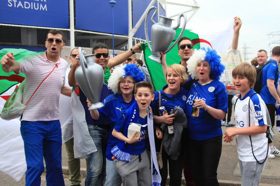 Chức vô địch đầu tiên trong lịch sử 132 năm của 'bầy cáo' là sự đền đáp xứng đáng. (Nguồn: PV/Vietnam+)