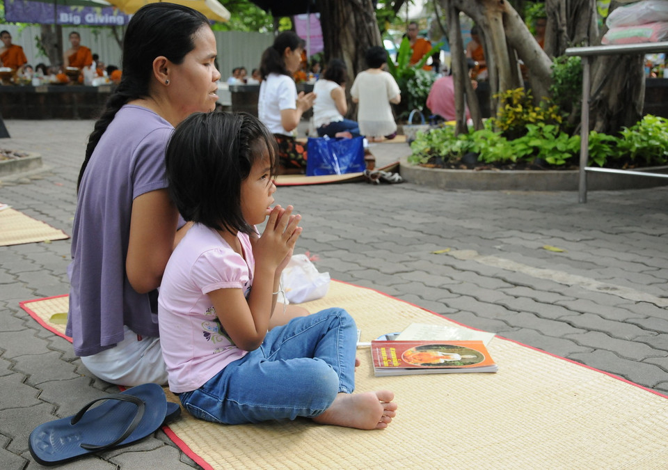 Thành tâm hình thành nhân cách hướng thiện ngay từ bé. (Ảnh: Sơn Nam-Quang Thuận/Vietnam+)