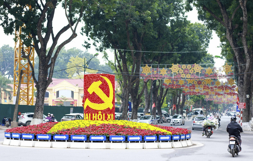 Tuyến đường Điện Biên Phủ (Ảnh: Đắc Giang/TTXVN) 