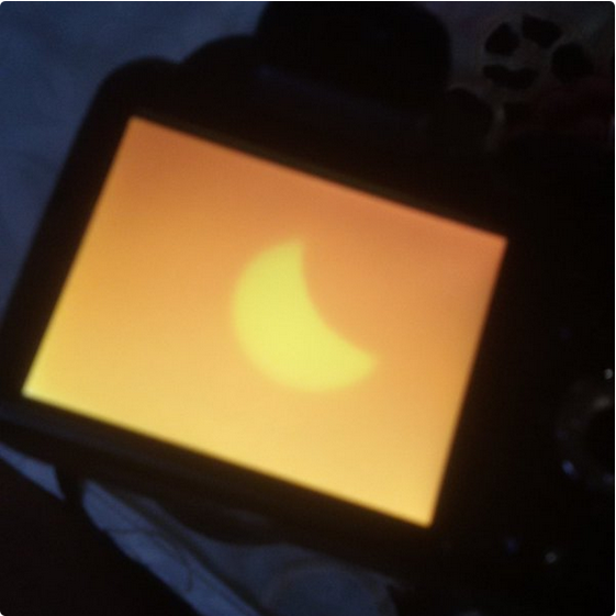 Người dân chụp lại cảnh nhật thực ở Singapore. (Nguồn: RT)