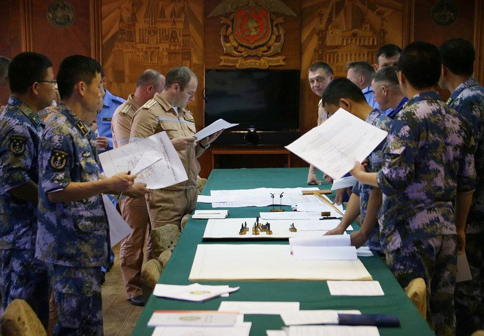 Cuộc họp chiến lược giữa các chỉ huy hải quân. (Nguồn: Sputnik)