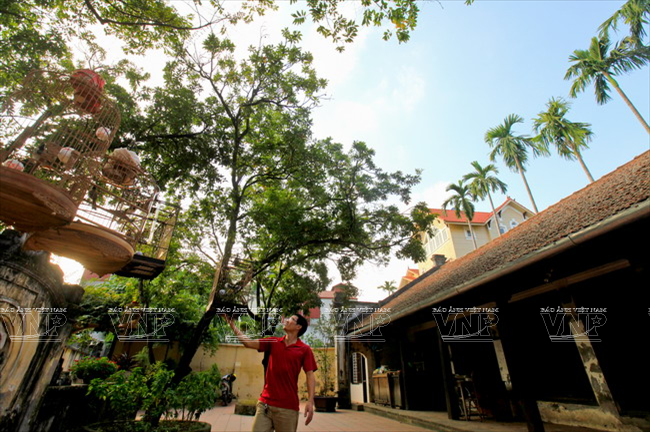 Làng Đông Ngạc hiện vẫn còn hàng chục ngôi nhà cổ được xây theo kiểu truyền thống có tuổi đời hàng trăm năm. (Ảnh: Việt Cường - Báo ảnh Việt Nam)