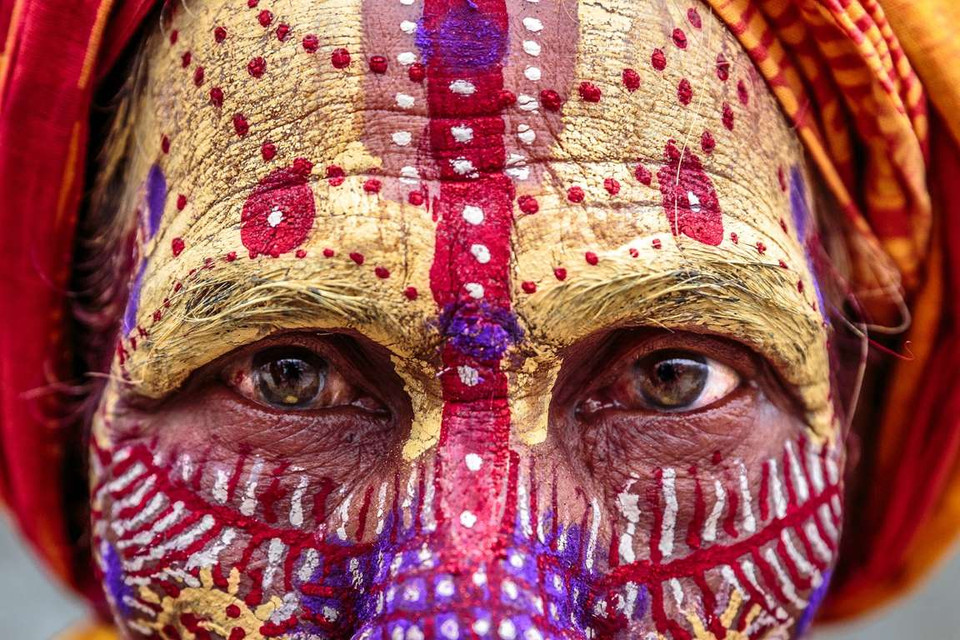 Đôi mắt của người dân bộ lạc. (Nguồn: National Geographic Traveler) 