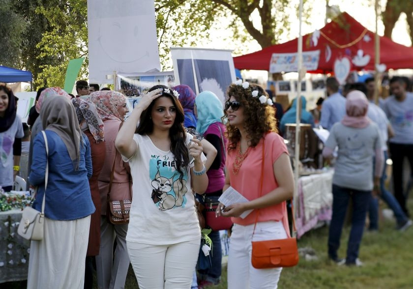 Lễ kỷ niệm Ngày quốc tế Hòa bình thu hút hàng trăm phụ nữ Iraq tham gia. (Nguồn: Reuters)