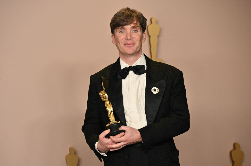 Nam diễn viên chính xuất sắc nhất Cillian Murphy. (Ảnh: AFP/TTXVN)