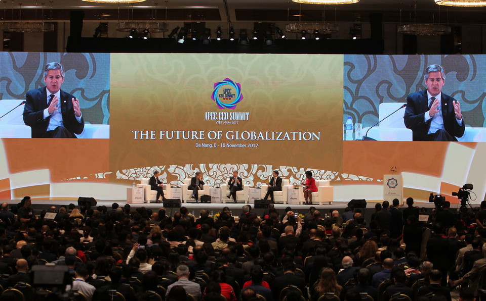 Toàn cảnh Hội nghị Thượng đỉnh Doanh nghiệp APEC 2017. (Nguồn: TTXVN)