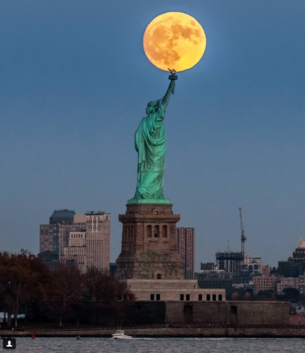 Siêu trăng ở New York. (Nguồn: thecreatorsproject.vice.com)