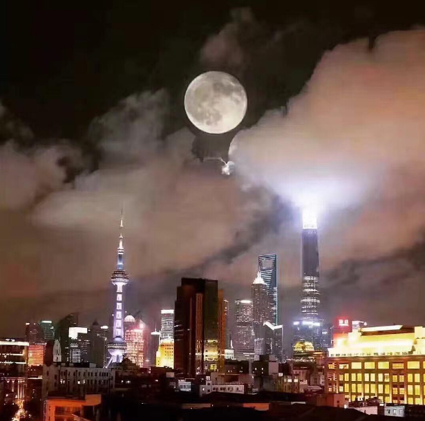 Siêu trăng ở Thượng Hải. (Nguồn: thecreatorsproject.vice.com)